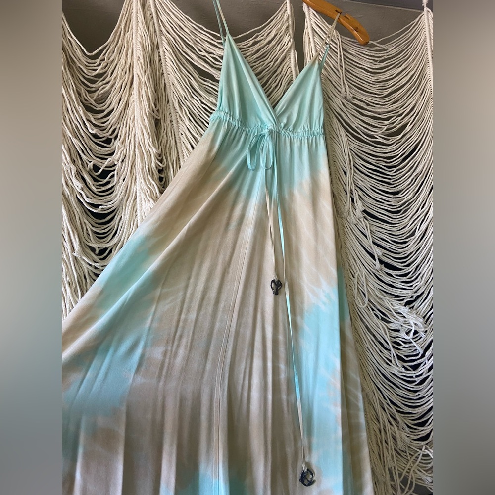 Rare Gypsy 05 Alex Silk Tie Dye Maxi Dress - Picture 9 of 16